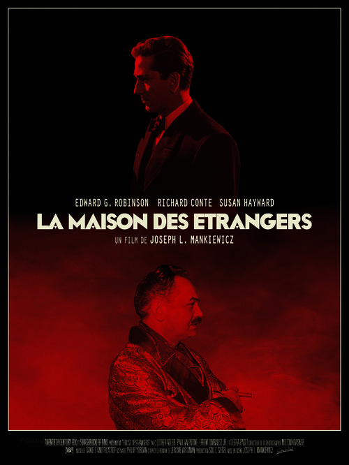 House of Strangers - French Re-release movie poster