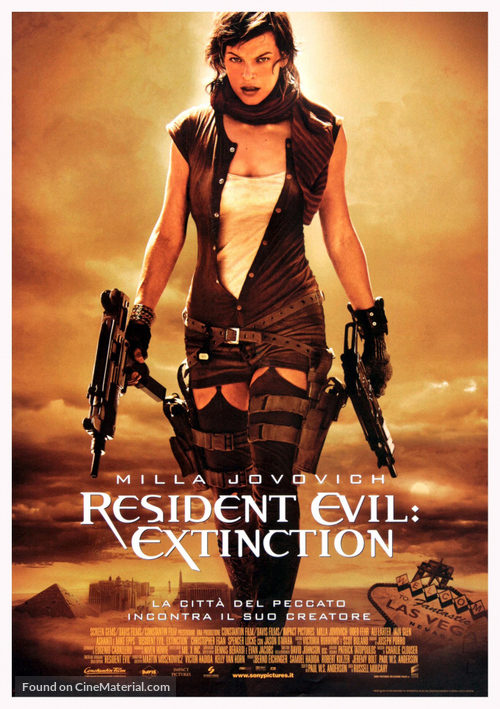 Resident Evil: Extinction - Italian Movie Poster