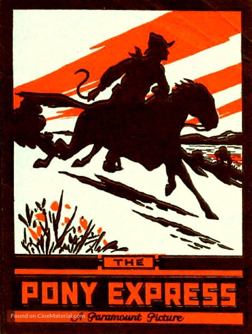 The Pony Express - poster