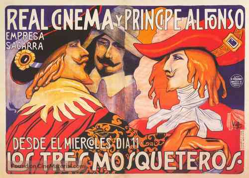 Les trois mousquetaires - Spanish Movie Poster