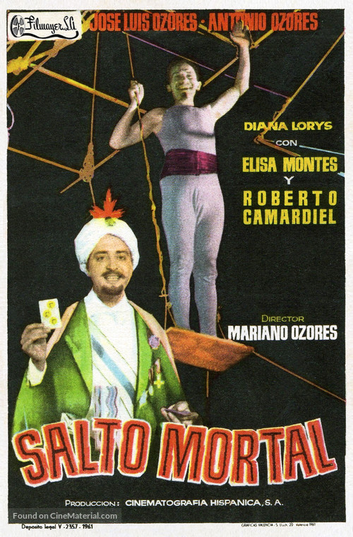 Salto mortal - Spanish Movie Poster