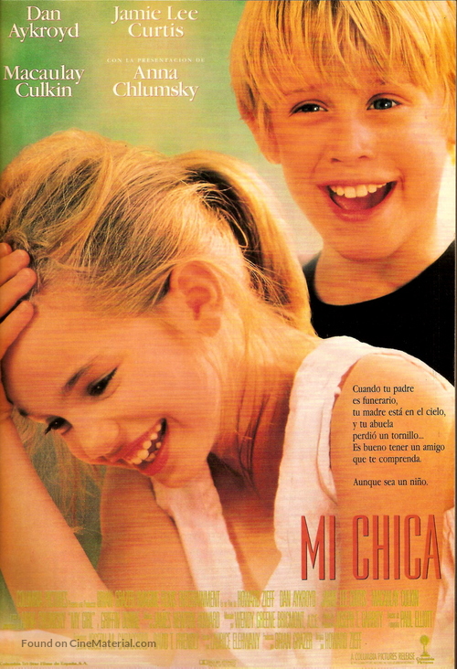 My Girl - Spanish Movie Poster