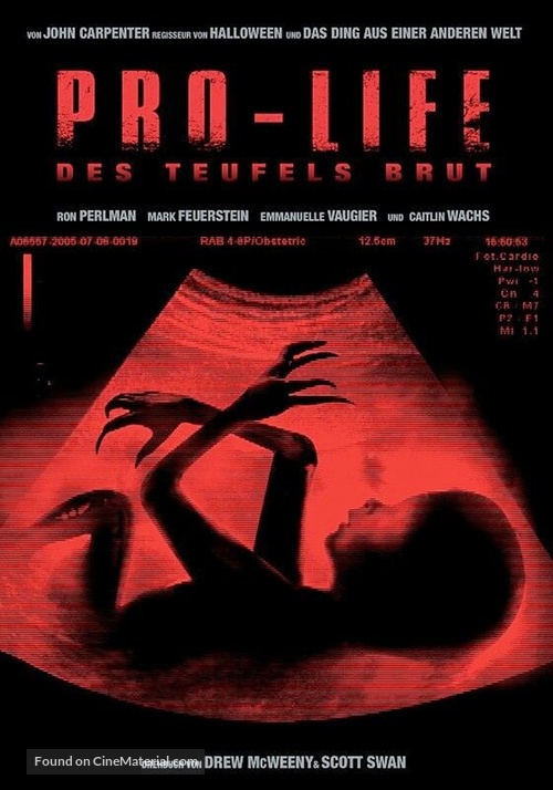 &quot;Masters of Horror&quot; Pro-Life - German DVD movie cover