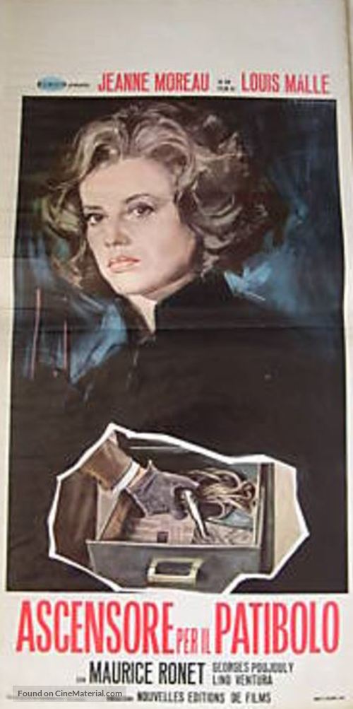 Ascenseur pour l&#039;&eacute;chafaud - Italian Movie Poster