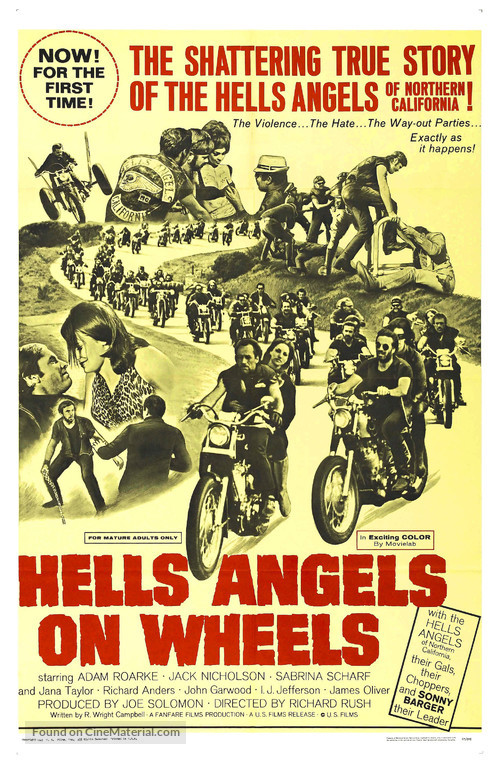 Hells Angels on Wheels - Movie Poster