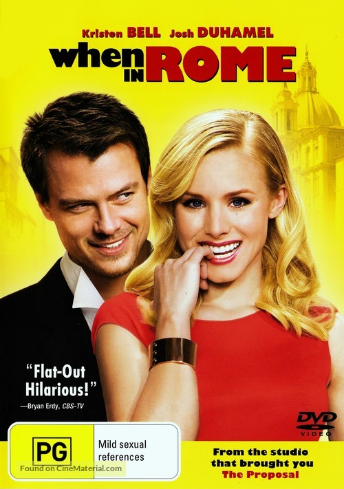 When in Rome - Australian DVD movie cover