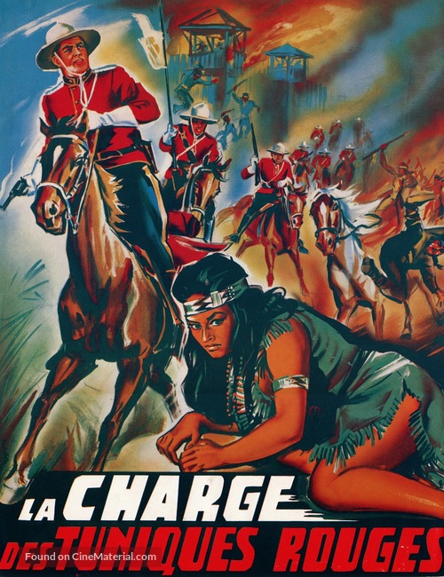 La carga de la polic&iacute;a montada - French Movie Poster