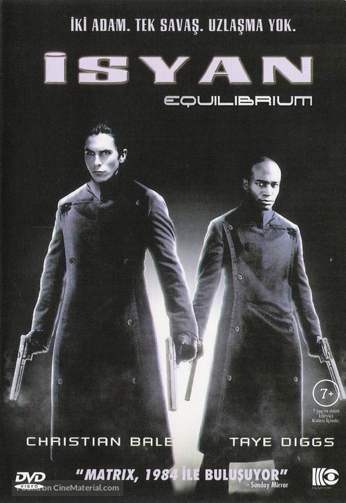 Equilibrium - Turkish DVD movie cover