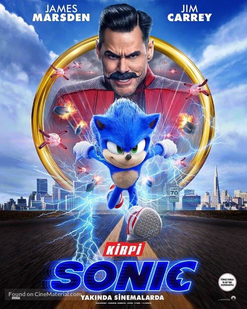Sonic the Hedgehog - Turkish Movie Poster