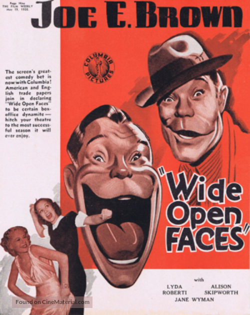Wide Open Faces - poster