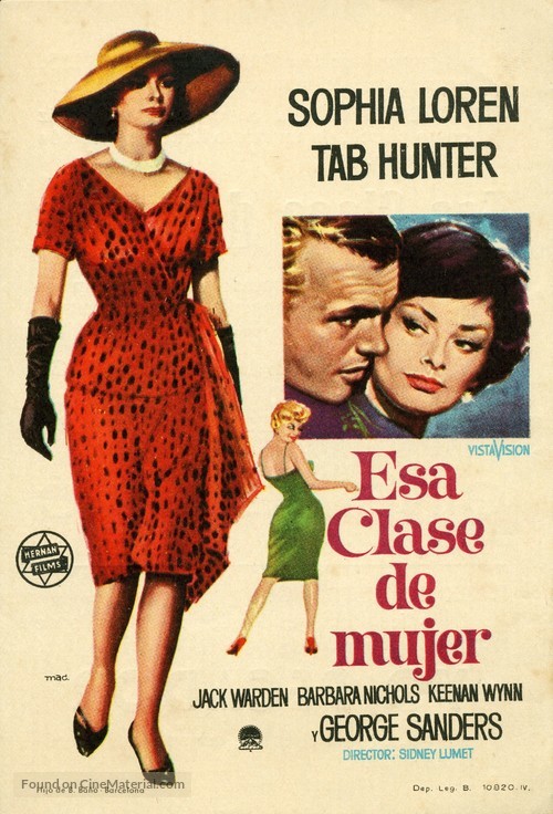 That Kind of Woman - Spanish Movie Poster