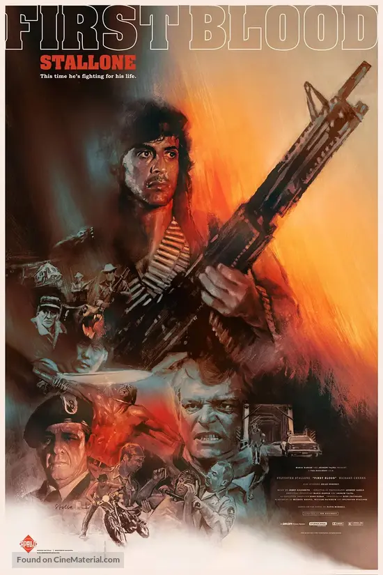 First Blood - Movie Poster First Blood - Movie Poster