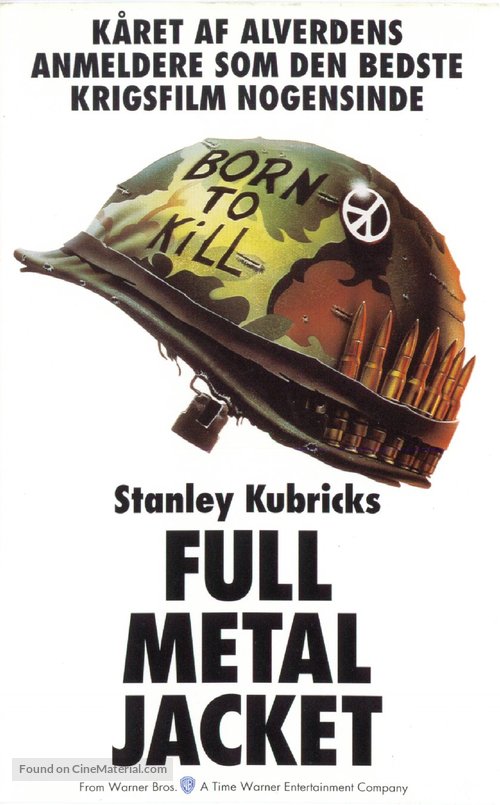 Full Metal Jacket - Danish VHS movie cover