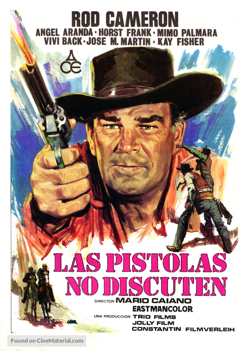 Le pistole non discutono - Spanish poster