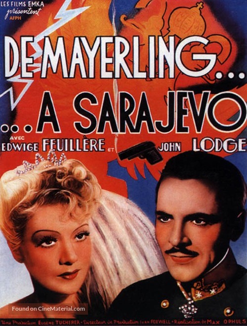 De Mayerling &agrave; Sarajevo - French Movie Poster