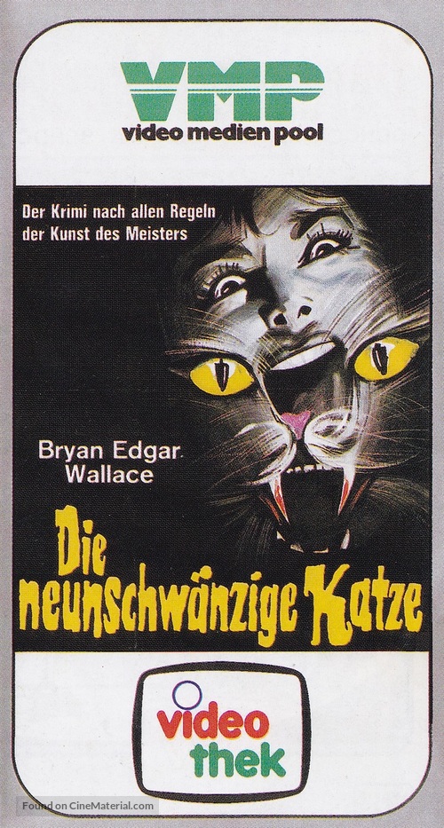 Il gatto a nove code - German Movie Cover