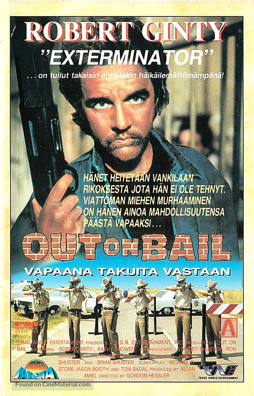 Out on Bail - Finnish VHS movie cover