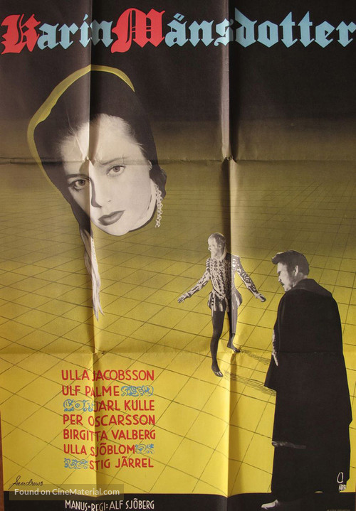 Karin M&aring;nsdotter - Swedish Movie Poster