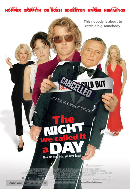 The Night We Called It a Day - poster