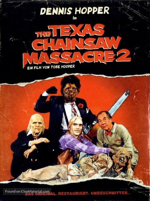 The Texas Chainsaw Massacre 2 - Austrian Blu-Ray movie cover