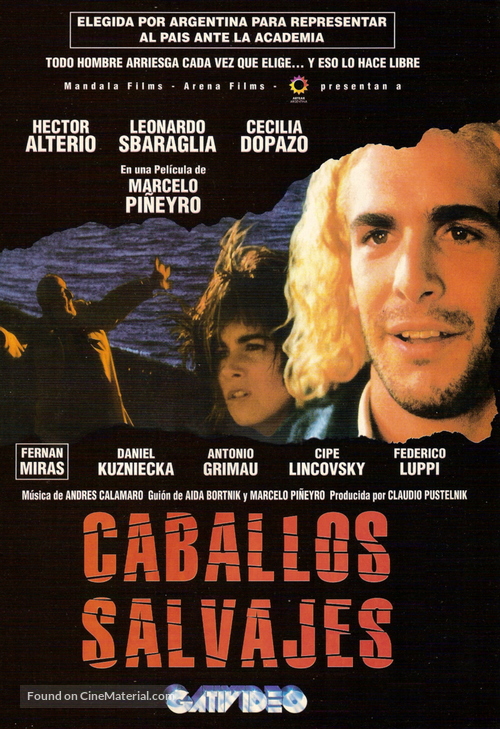Caballos salvajes - Argentinian Movie Cover