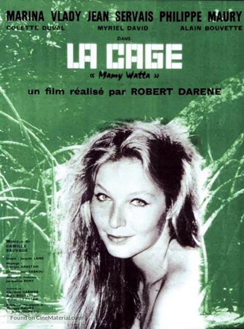 La cage - French Movie Poster