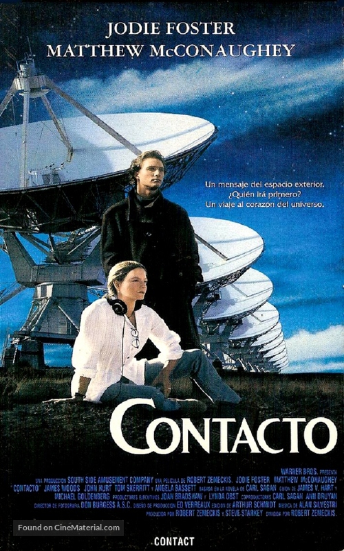 Contact - Argentinian VHS movie cover