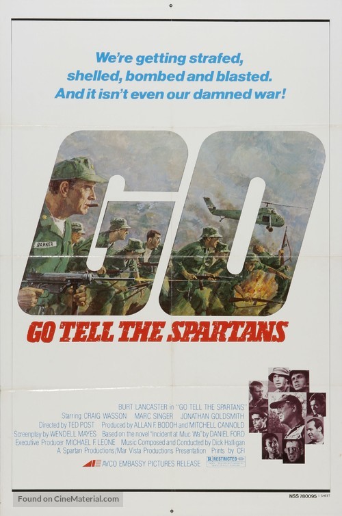 Go Tell the Spartans - Movie Poster