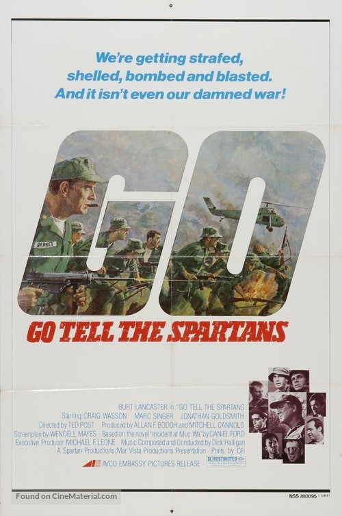Go Tell the Spartans - Movie Poster