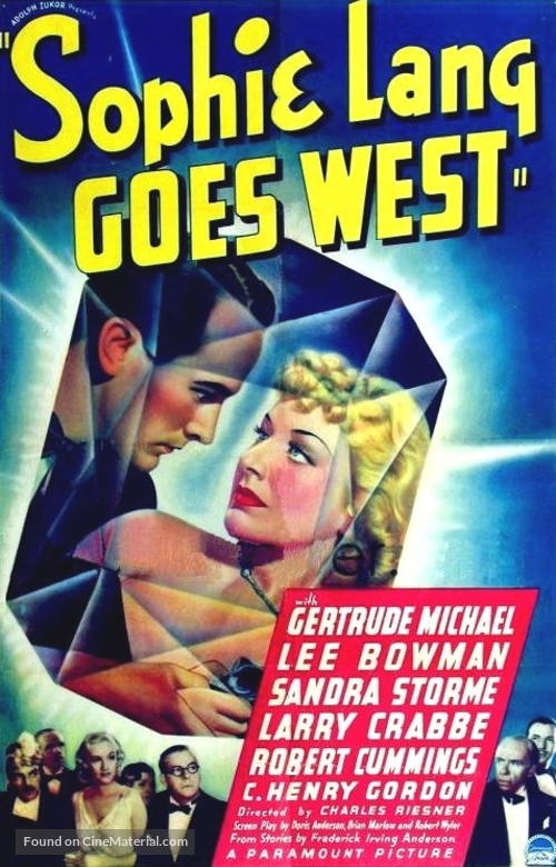 Sophie Lang Goes West - Movie Poster