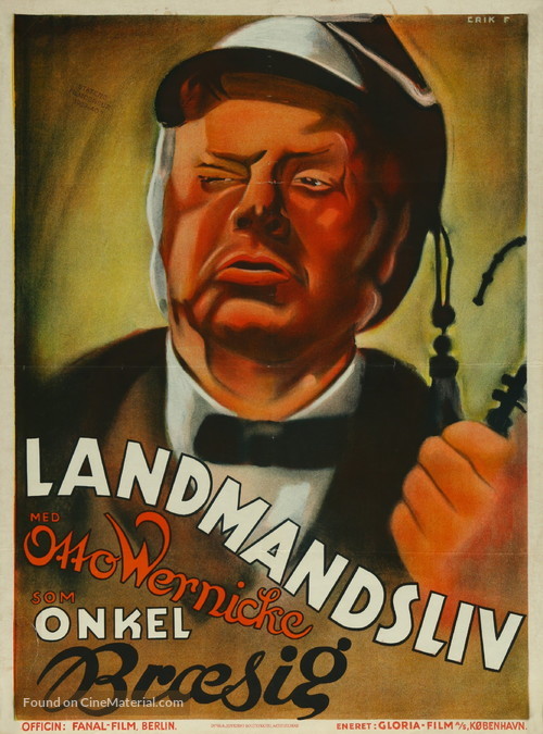 Onkel Br&auml;sig - Danish Movie Poster