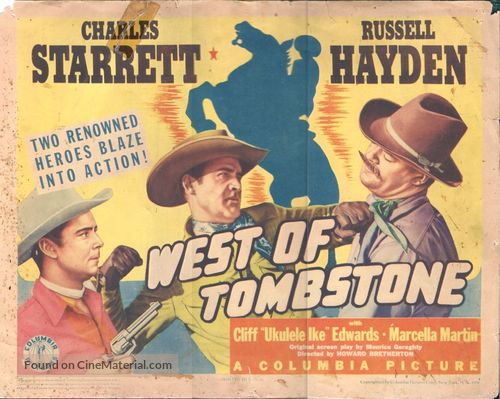 West of Tombstone - Movie Poster