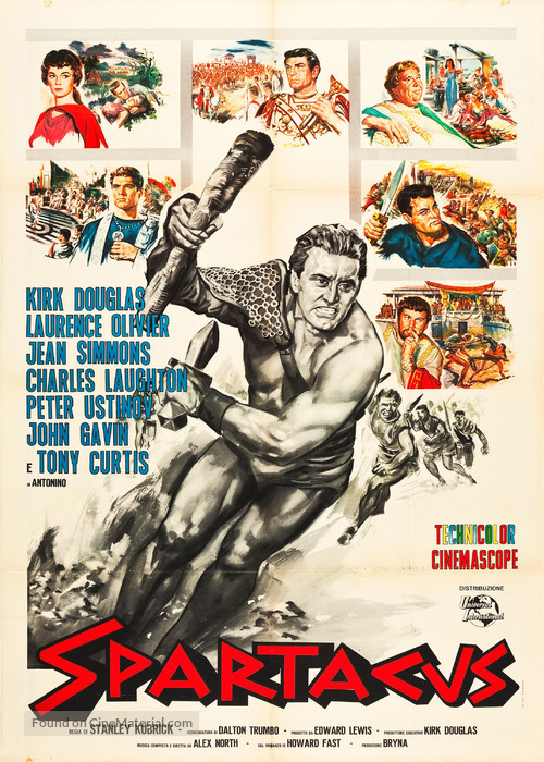 Spartacus - Italian Movie Poster