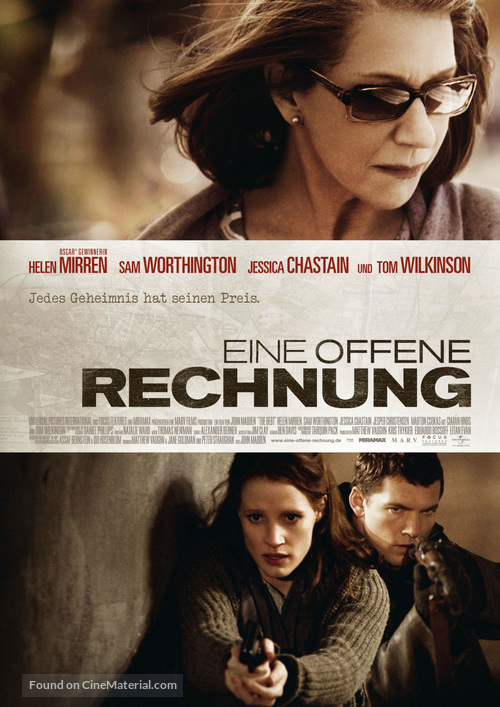 The Debt - German Movie Poster