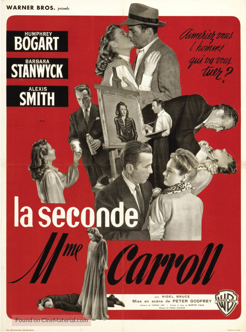 The Two Mrs. Carrolls - French Movie Poster