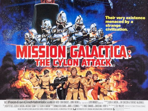 Mission Galactica: The Cylon Attack - British Movie Poster