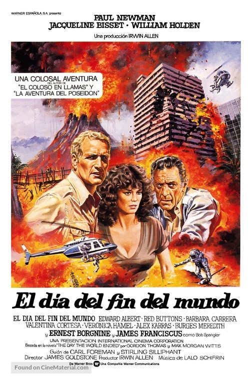 When Time Ran Out... - Spanish Movie Poster