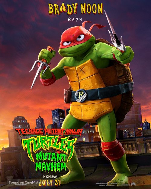 Teenage Mutant Ninja Turtles: Mutant Mayhem - British Movie Poster