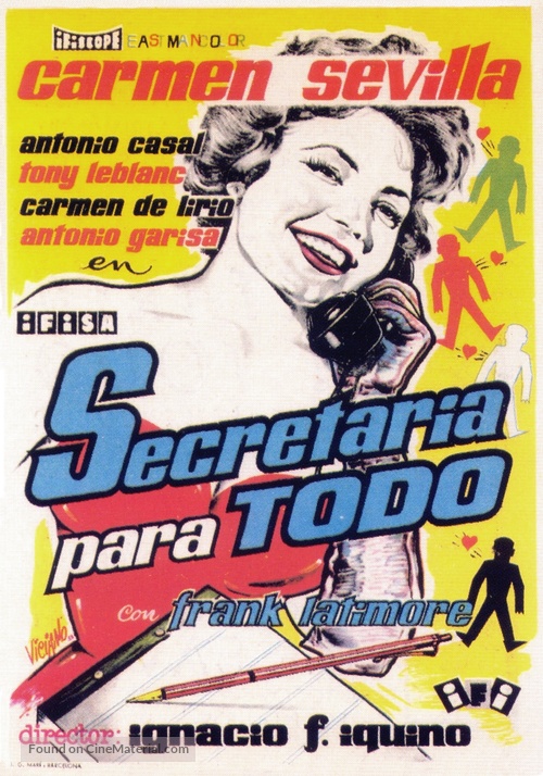 Secretaria para todo - Spanish Movie Poster