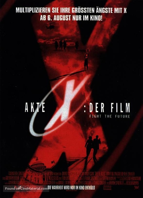 The X Files - German Movie Poster