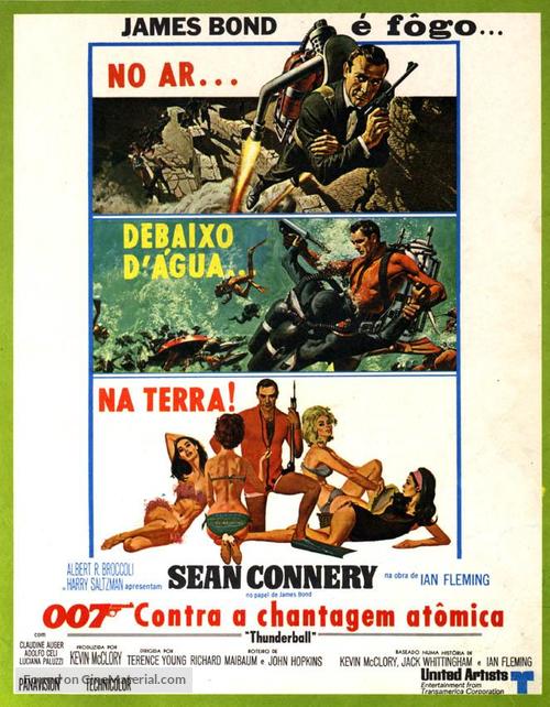 Thunderball - Brazilian Movie Poster
