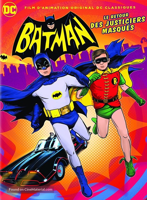 Batman: Return of the Caped Crusaders - French DVD movie cover