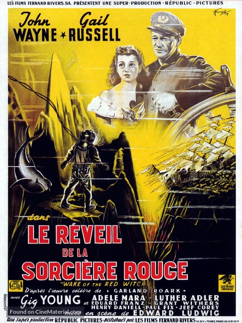 Wake of the Red Witch - French Movie Poster