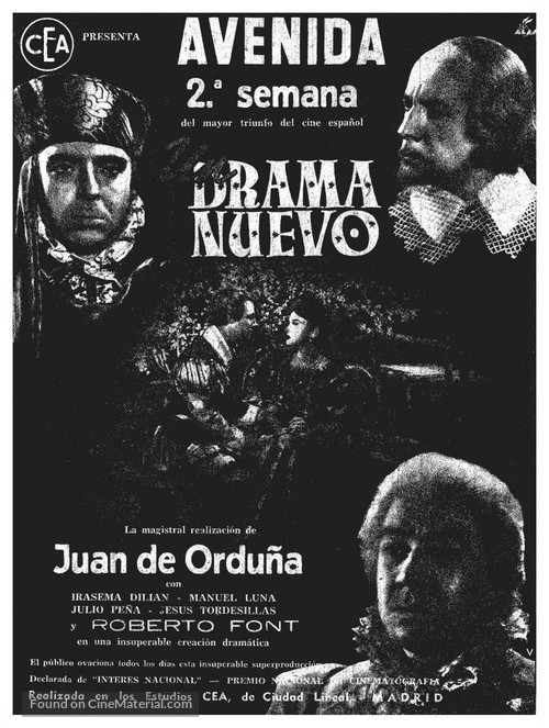 Un drama nuevo - Spanish Movie Poster