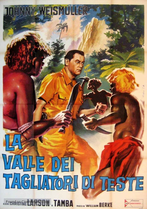 Valley of Head Hunters - Italian Movie Poster