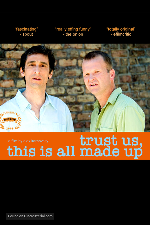 Trust Us, This Is All Made Up - DVD movie cover