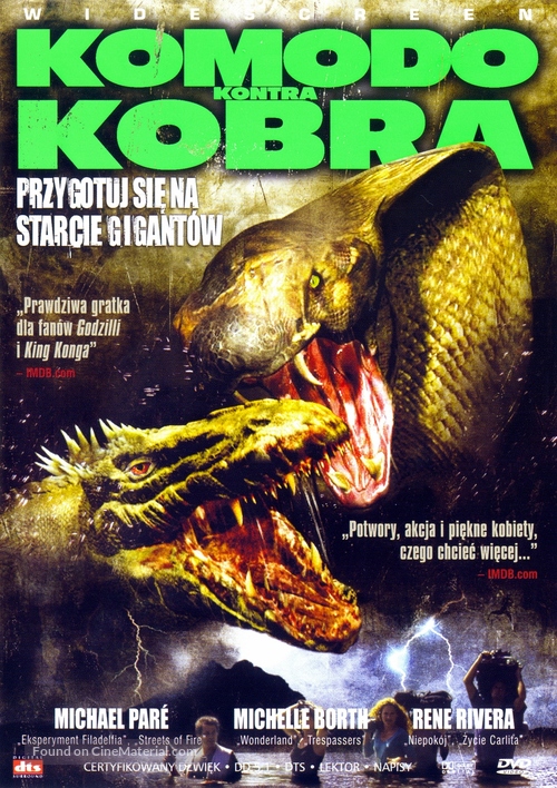 Komodo vs. Cobra - Polish DVD movie cover