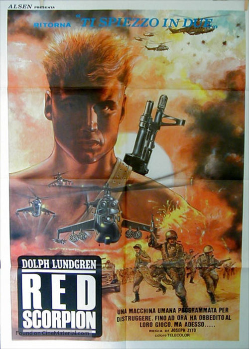 Red Scorpion - Italian Movie Poster