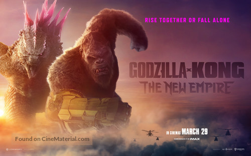 Godzilla x Kong: The New Empire - British Movie Poster