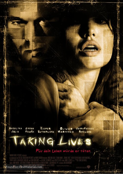 Taking Lives - German Movie Poster